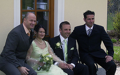 Anfang Mai gings dann zur Hochzeit von Margit und Jürgen nach Afiesl (OÖ).