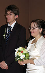 Astrid und Hans-Peter beim Ja-Wort